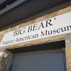 Big Bear Native American Museum Sign 